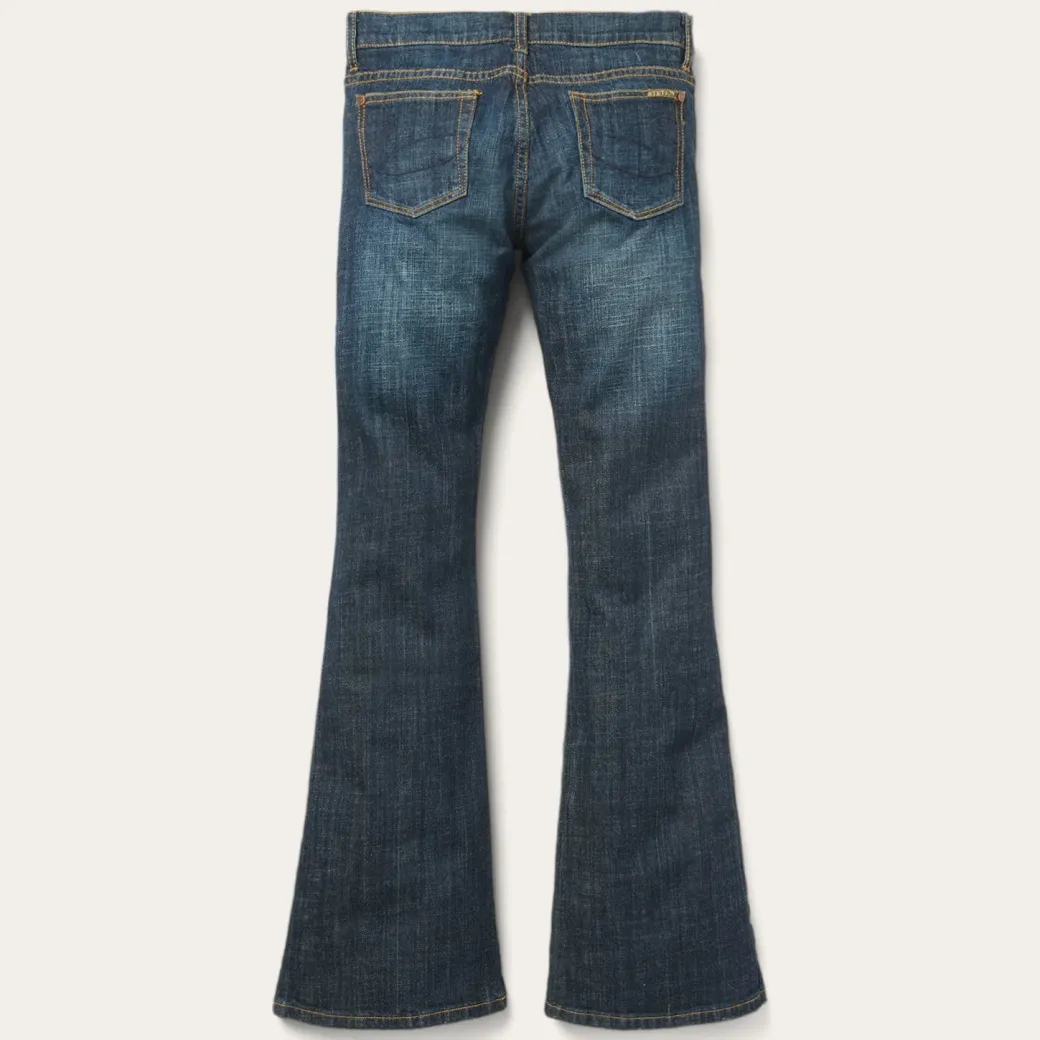 816 Classic Boot Cut Jeans In Dark Wash