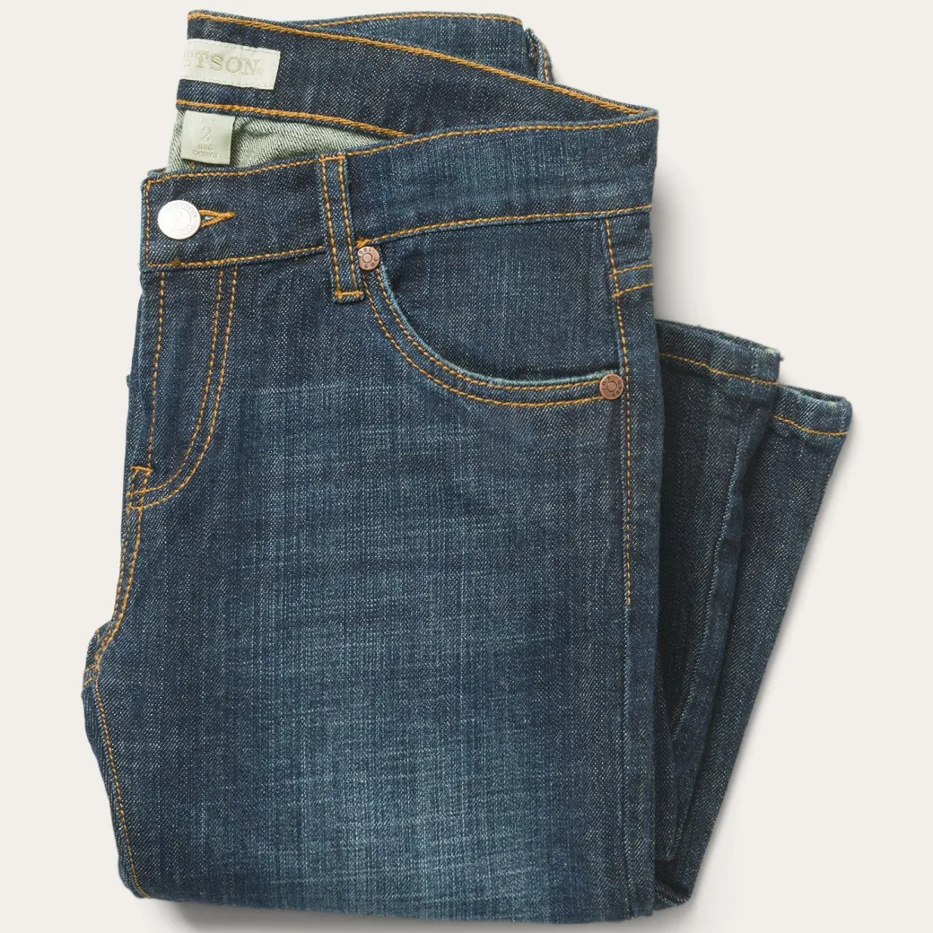 816 Classic Boot Cut Jeans In Dark Wash