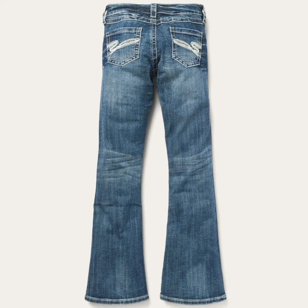 816 Fit Jeans With White "S" Back Pocket