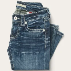 816 Fit Jeans With White "S" Back Pocket