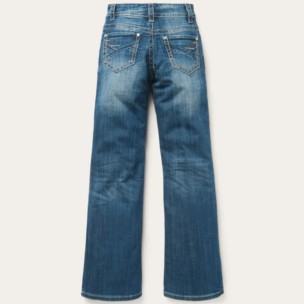 214 Trouser Fit Jean With Deco Back Pocket