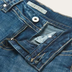 214 Trouser Fit Jean With Deco Back Pocket