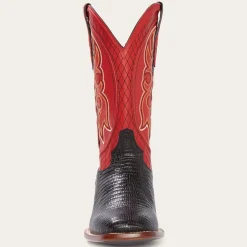 Arlington Black Teju Red Matte Cowboy Boot