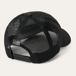 Black Western Patch Trucker Cap
