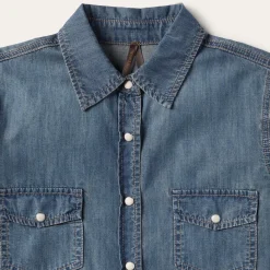 Boyfriend Fit Denim Shirt