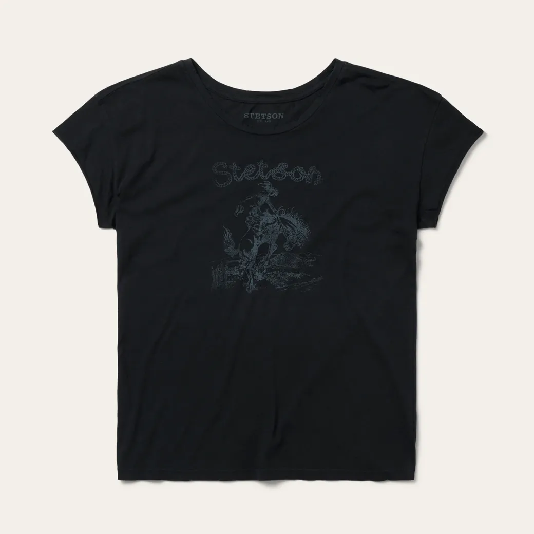 Bucking Cowboy Graphic Tee