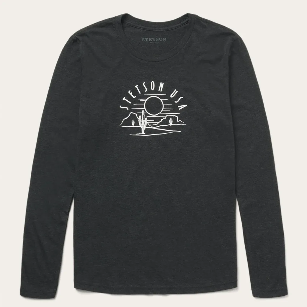 Cactus And Sunset Graphic Tee