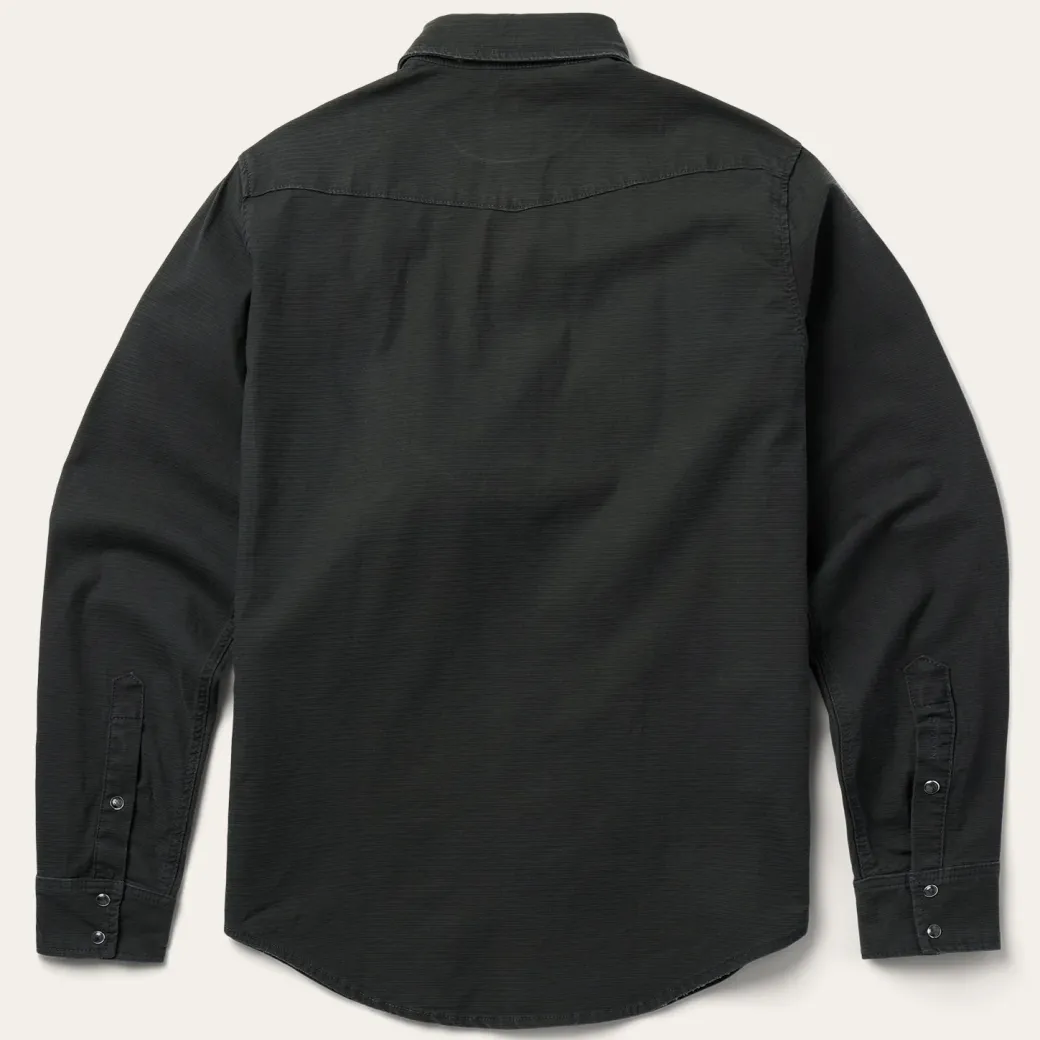 Charcoal Corded Denim Shirt