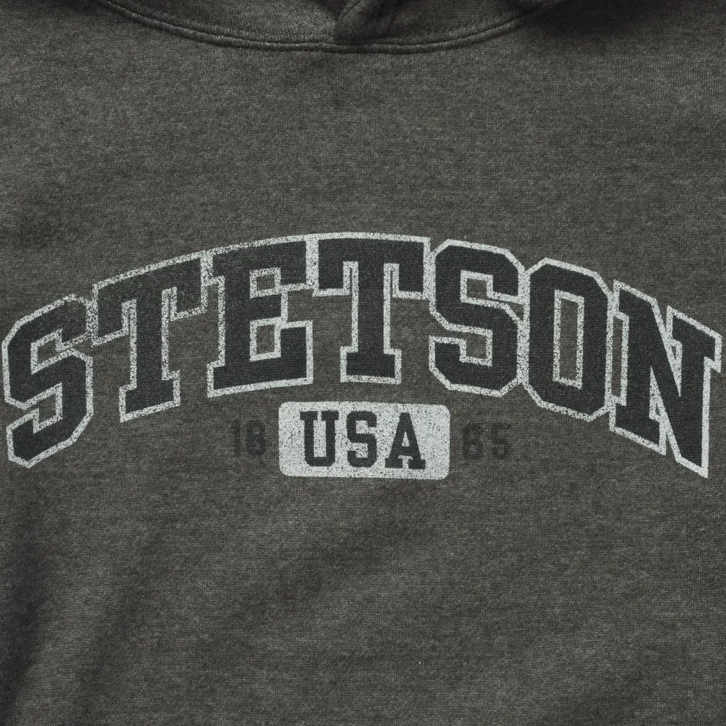 Charcoal Heather Fleece Hooded Sweatshirt