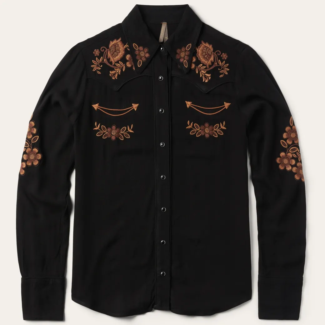 Crepe Western Blouse