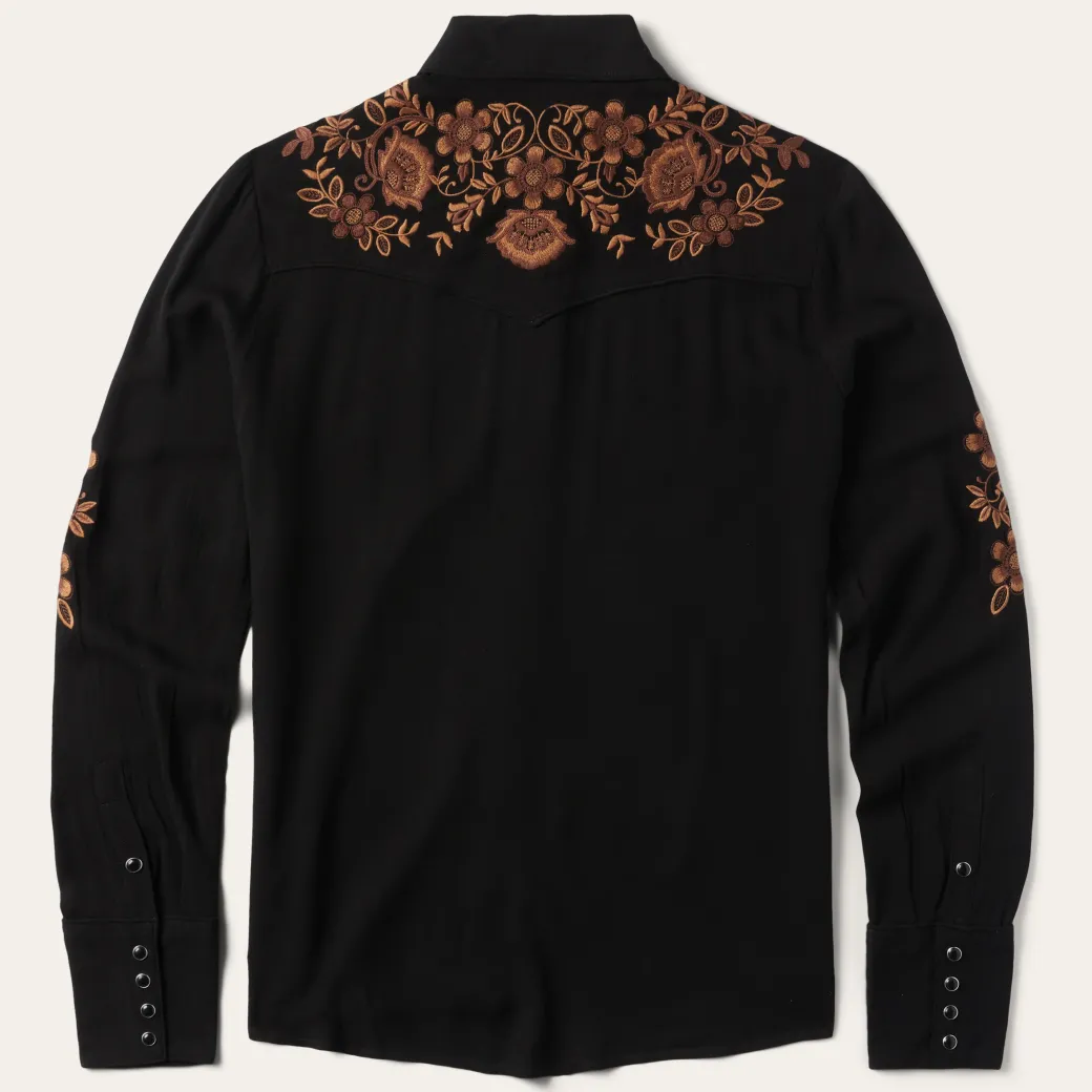 Crepe Western Blouse