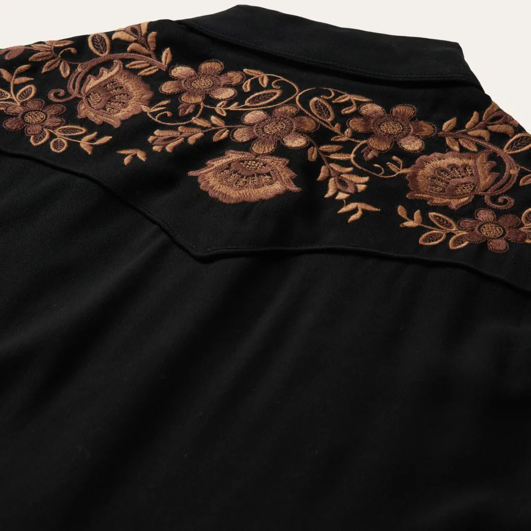 Crepe Western Blouse