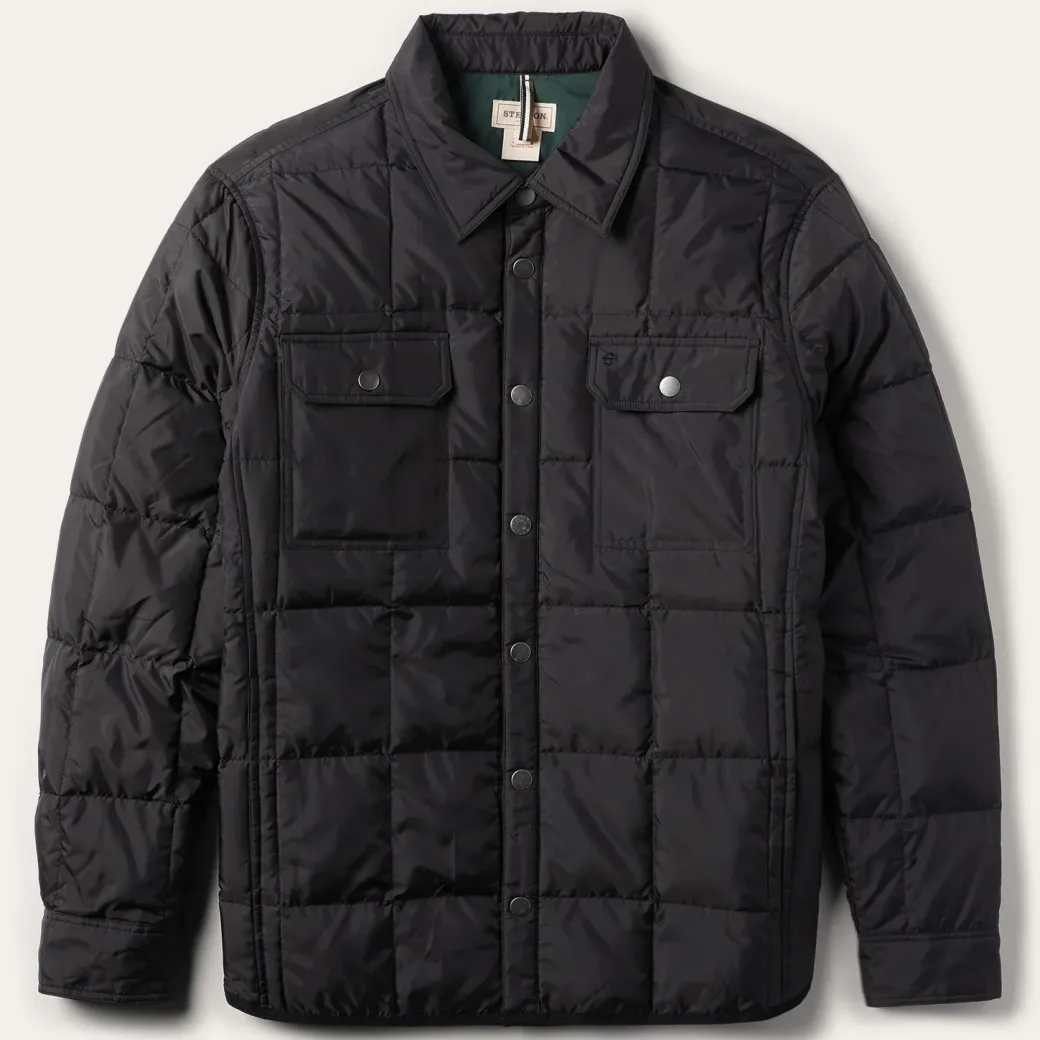 Crushable Black Parachute Jacket