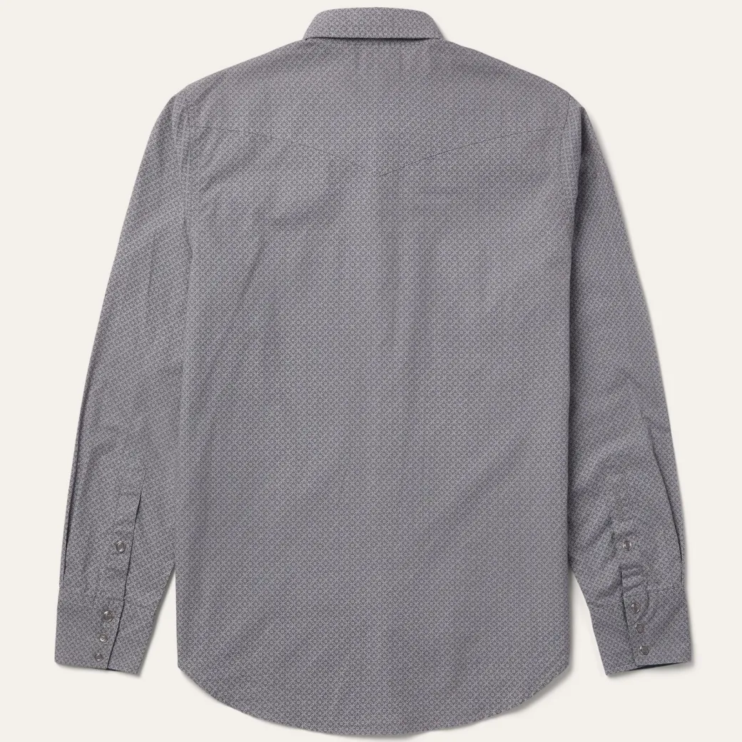 Diamond Print Western Shirt