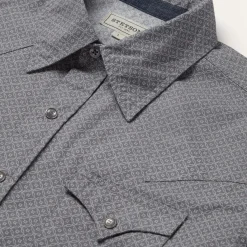 Diamond Print Western Shirt