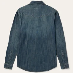 Dirty Denim Western Shirt