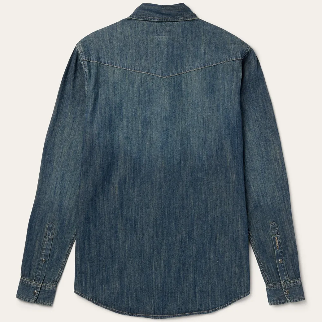 Dirty Denim Western Shirt
