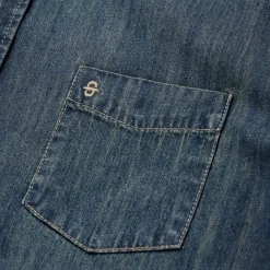 Dirty Denim Western Shirt