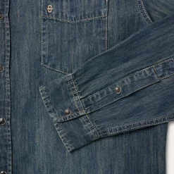 Dirty Denim Western Shirt