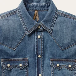 Distressed Denim Shirt
