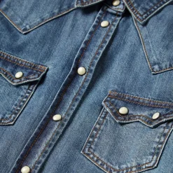 Distressed Denim Shirt