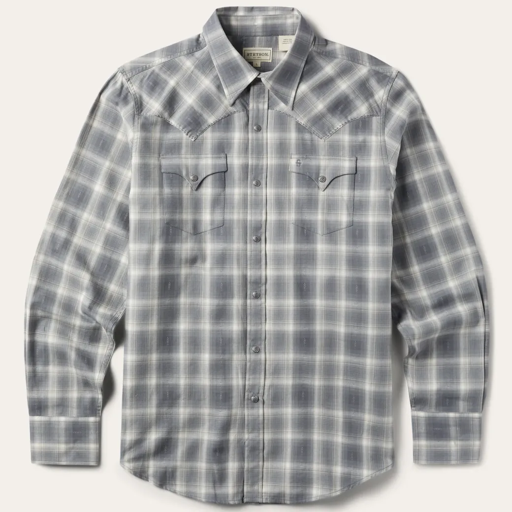 Dobby Twill Plaid Shirt