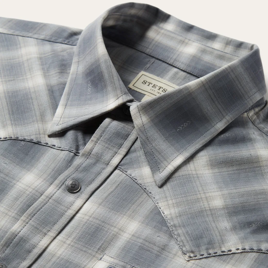 Dobby Twill Plaid Shirt