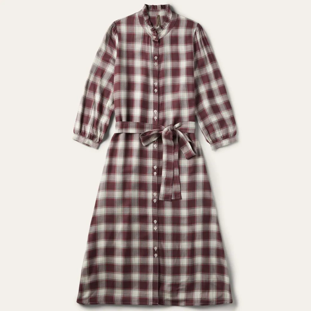 Gaucho Plaid Prairie Shirt Dress