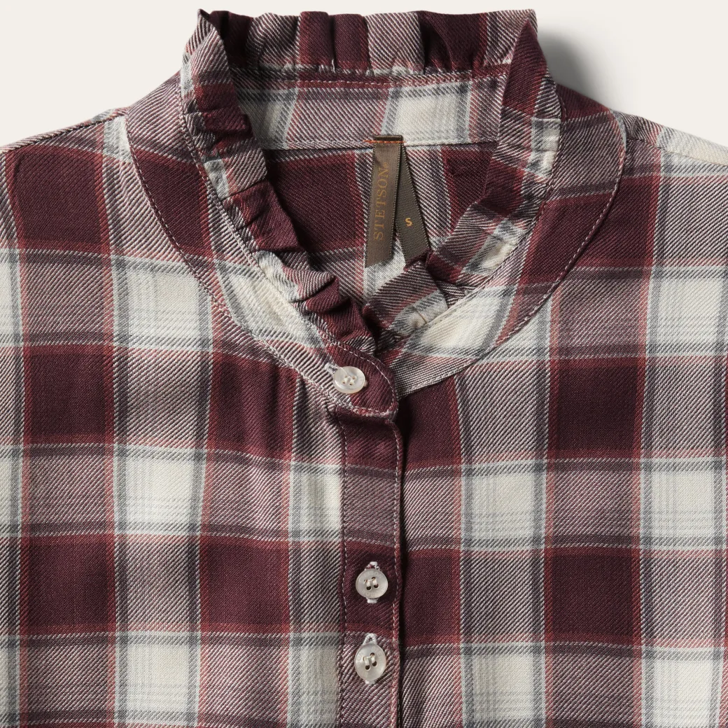 Gaucho Plaid Prairie Shirt Dress