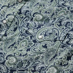 Greenspring Paisley Print Western Shirt