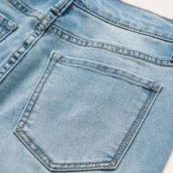 High Waist Flare Crop Jean