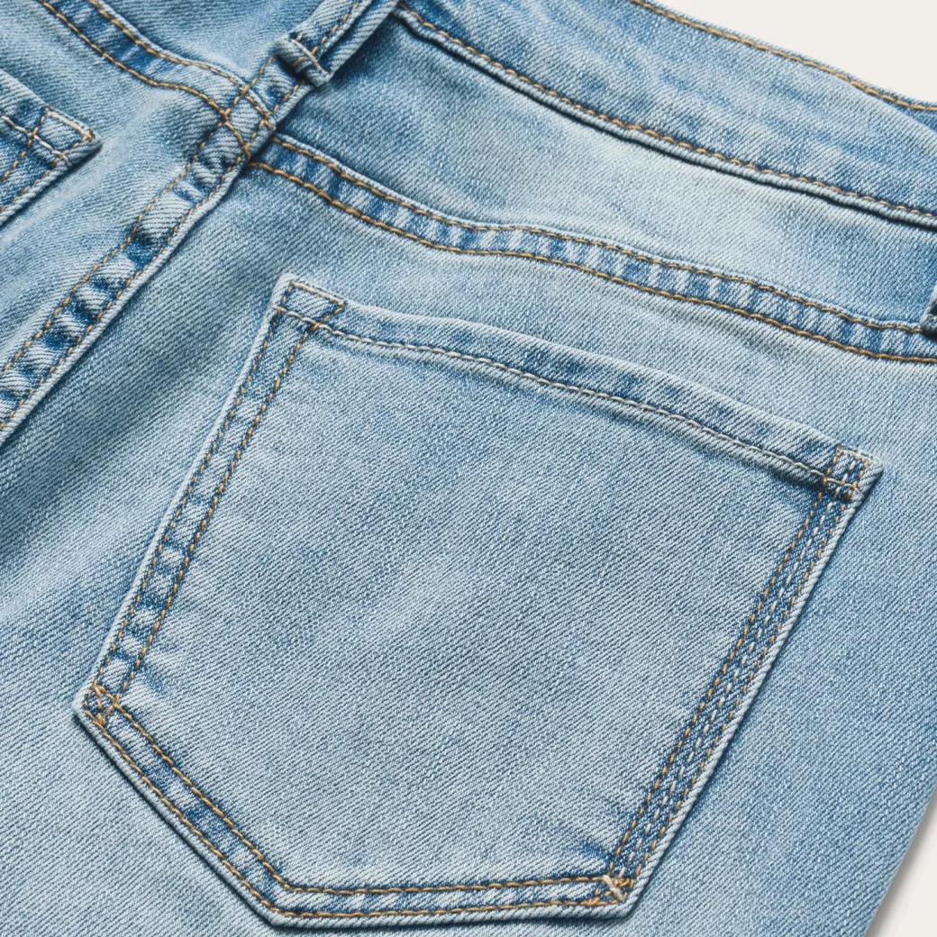 High Waist Flare Crop Jean
