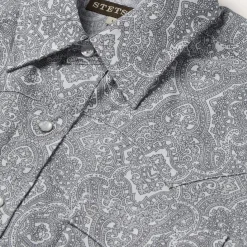Highland Paisley Snap-Front Shirt