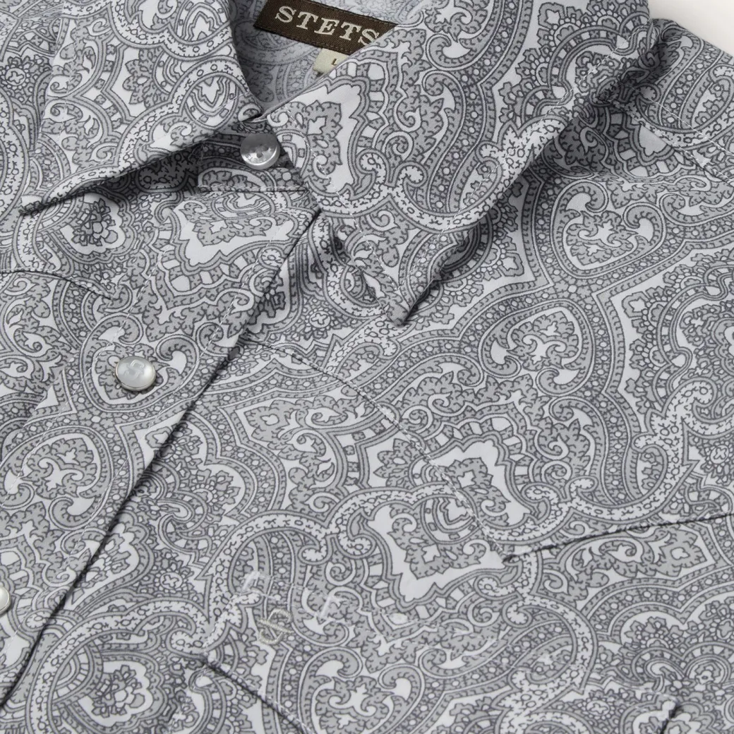 Highland Paisley Snap-Front Shirt