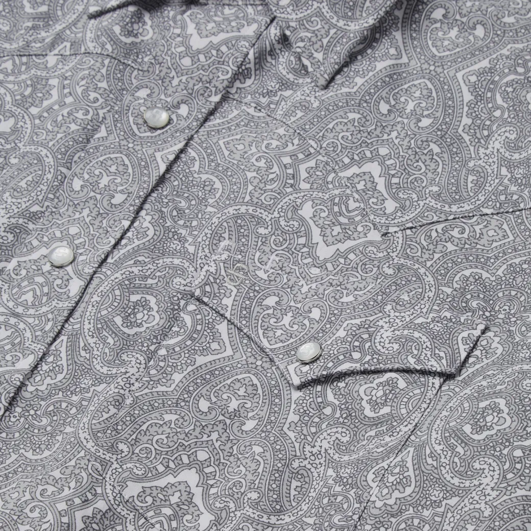 Highland Paisley Snap-Front Shirt