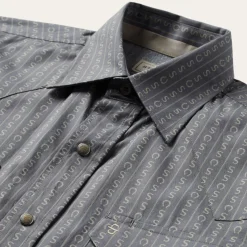 Horseshoe Stripe Print Shirt