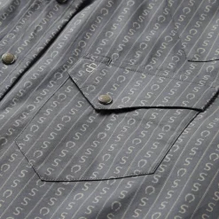Horseshoe Stripe Print Shirt