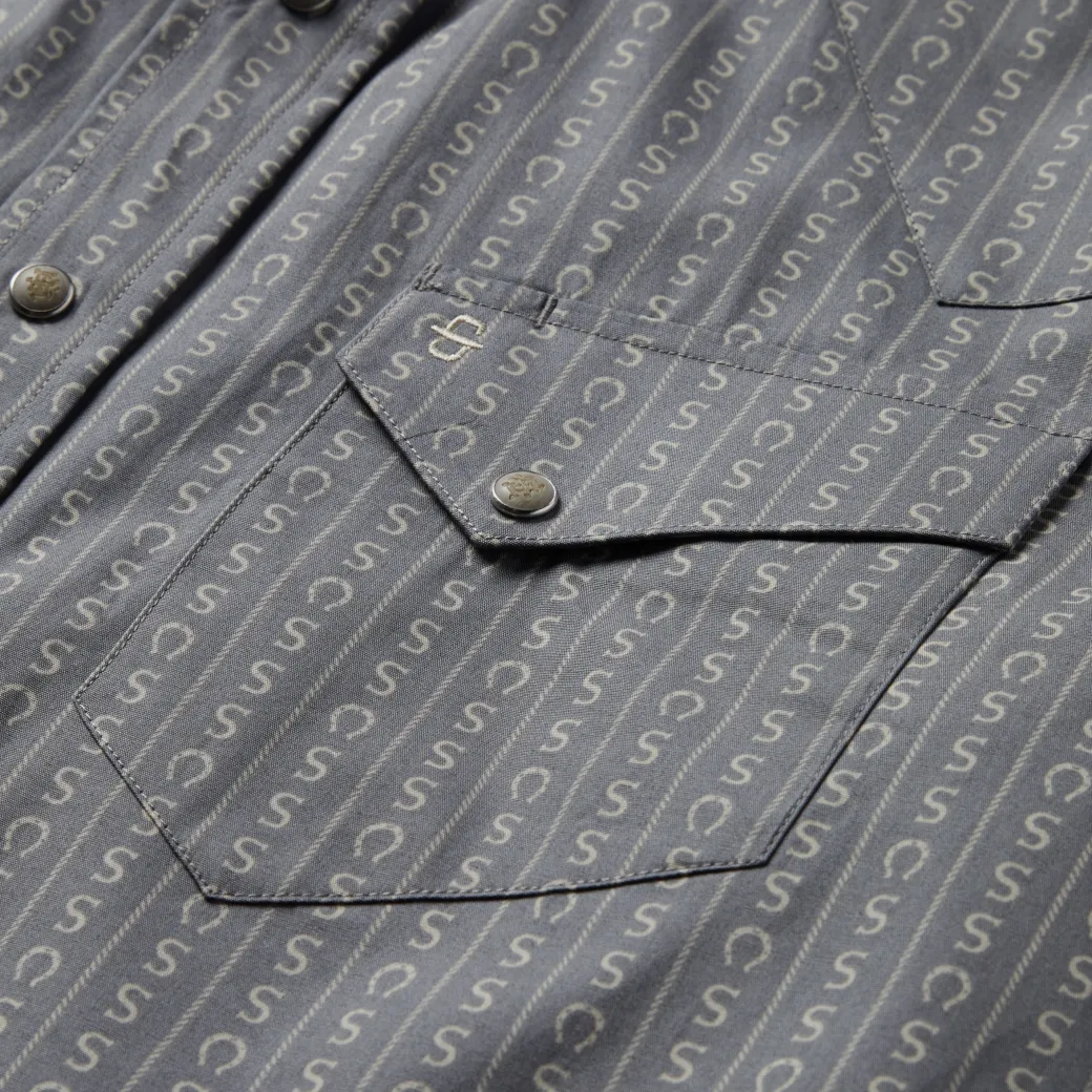 Horseshoe Stripe Print Shirt