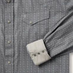 Horseshoe Stripe Print Shirt