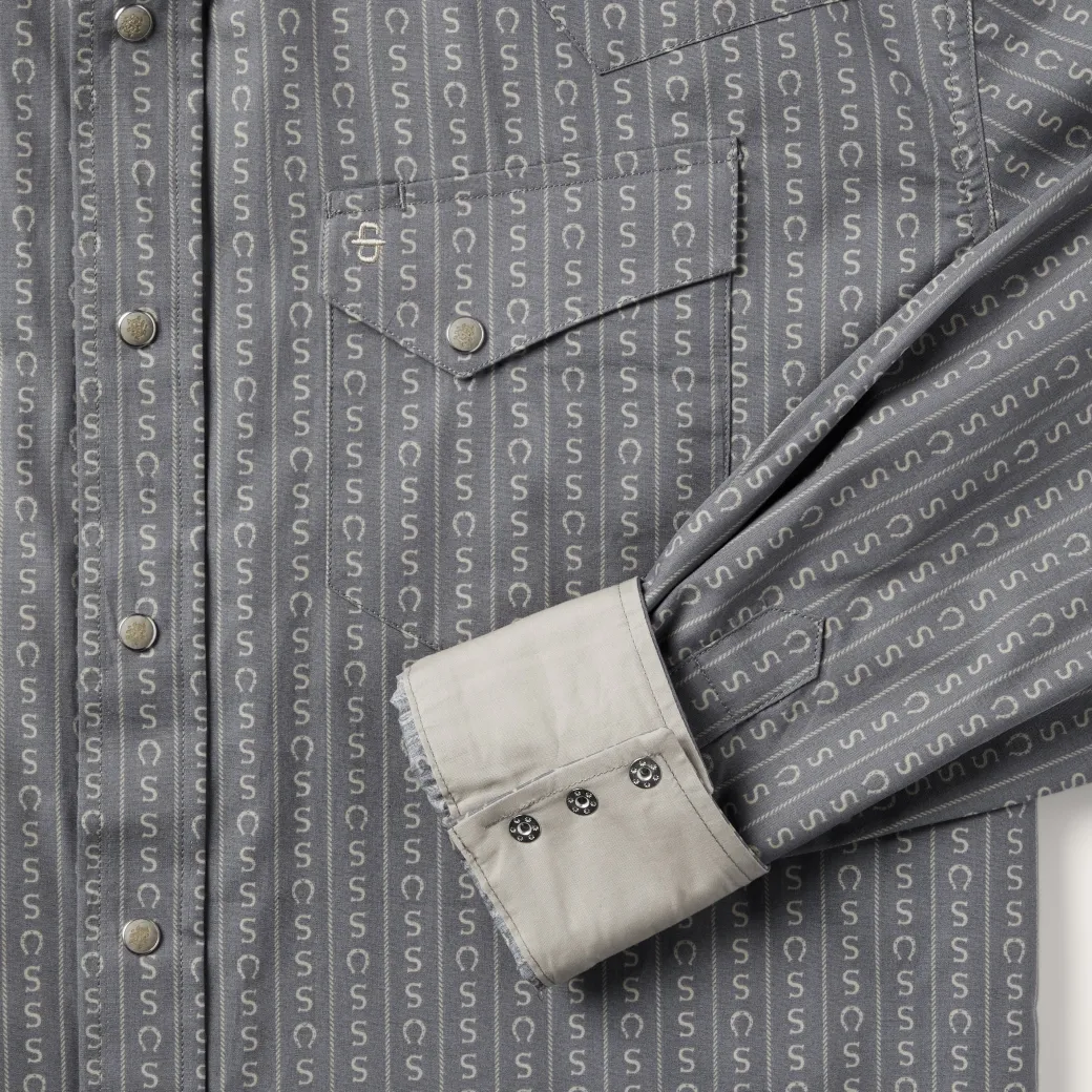 Horseshoe Stripe Print Shirt