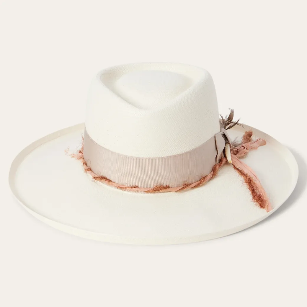 Kings Row Shantung Straw Fedora
