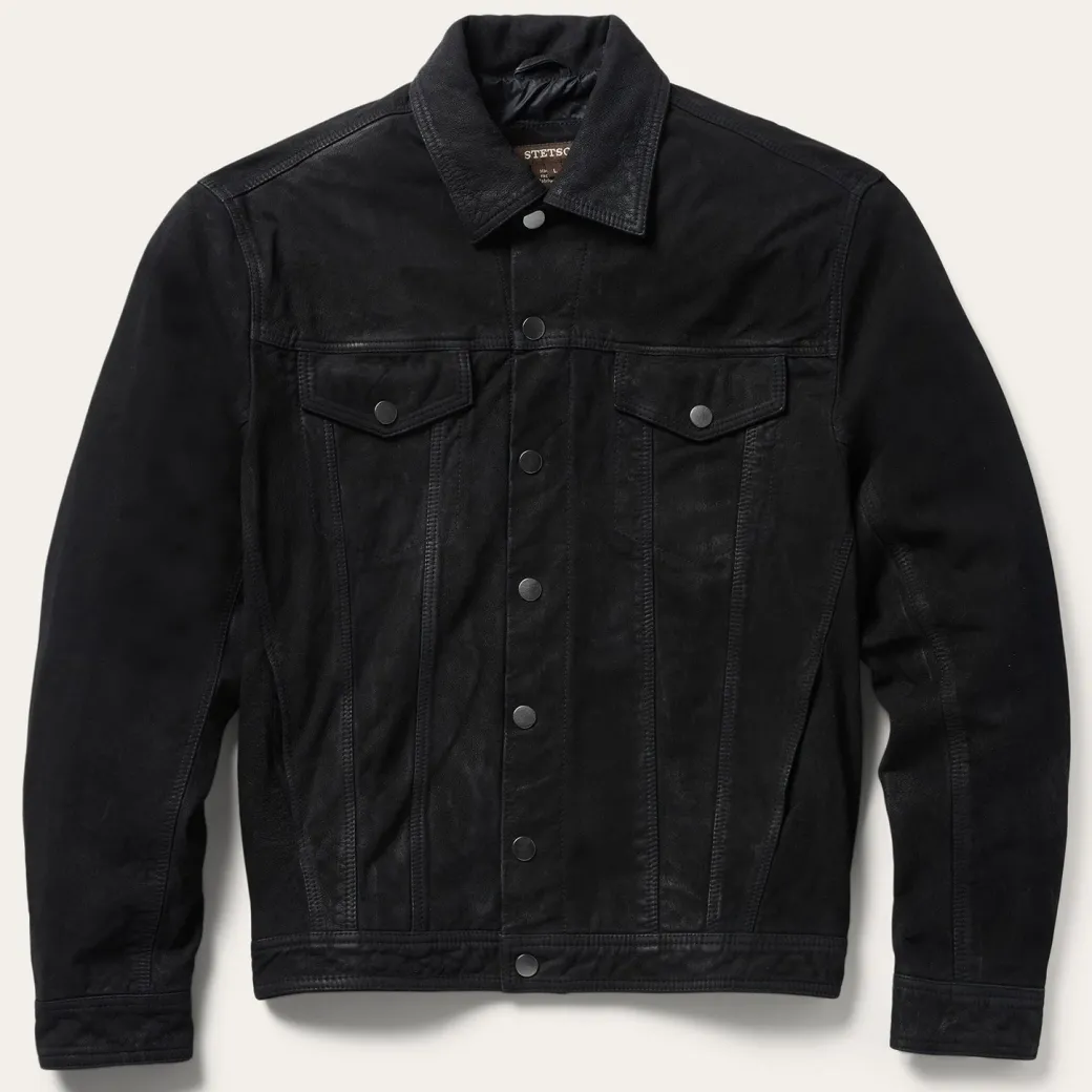 Leather Jean Jacket
