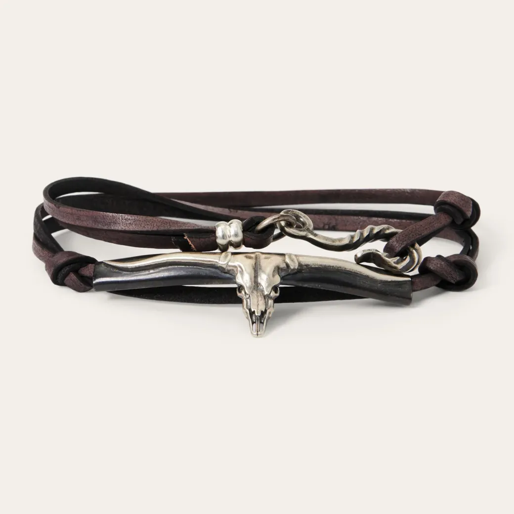 Longhorn Wrap Bracelet