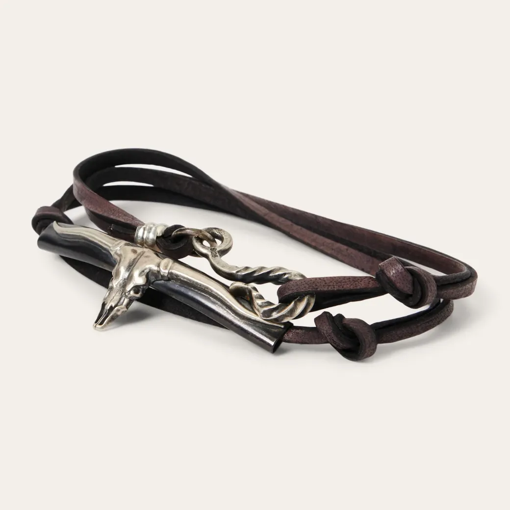 Longhorn Wrap Bracelet