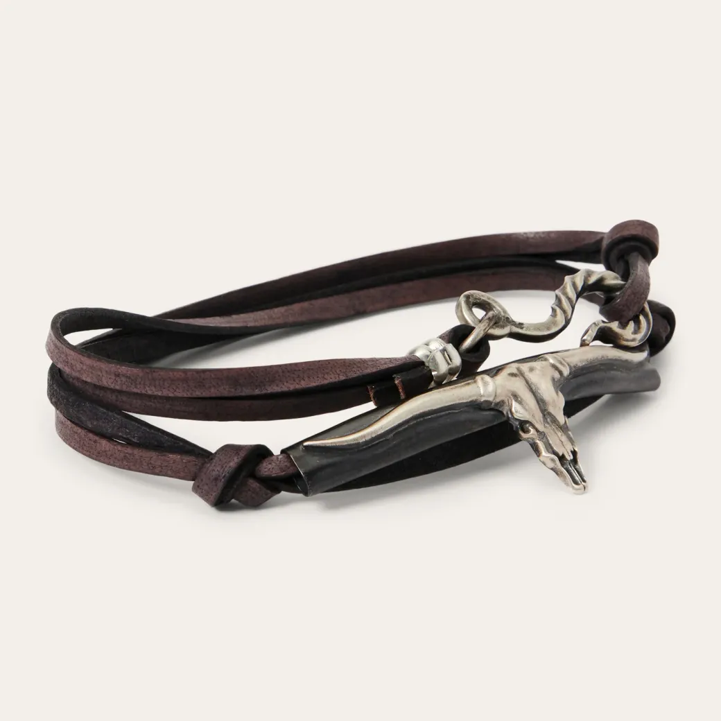 Longhorn Wrap Bracelet