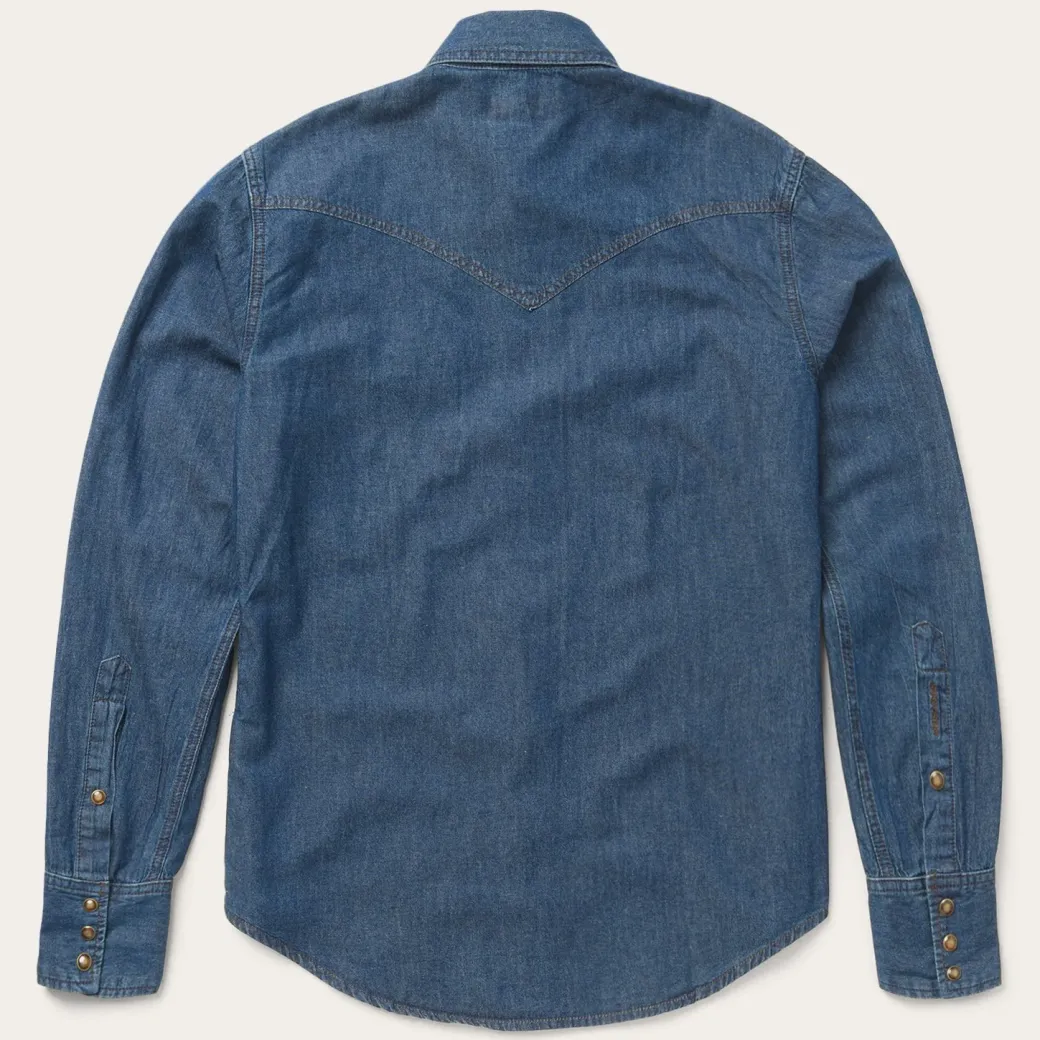 Modern Denim Western Shirt