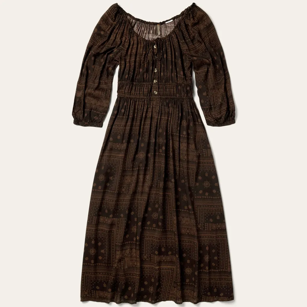 Patchwork Bandana Print Dress