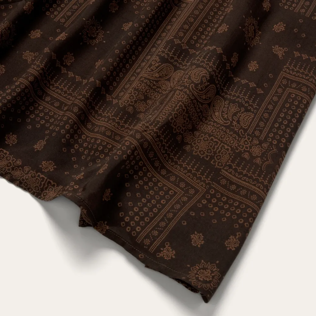 Patchwork Bandana Print Dress