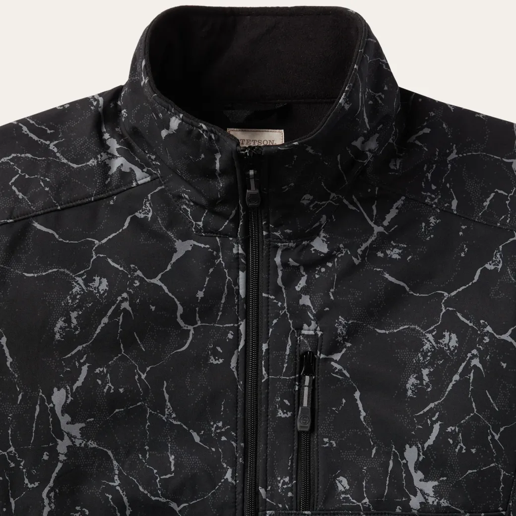 Range Print Softshell Tech Jacket