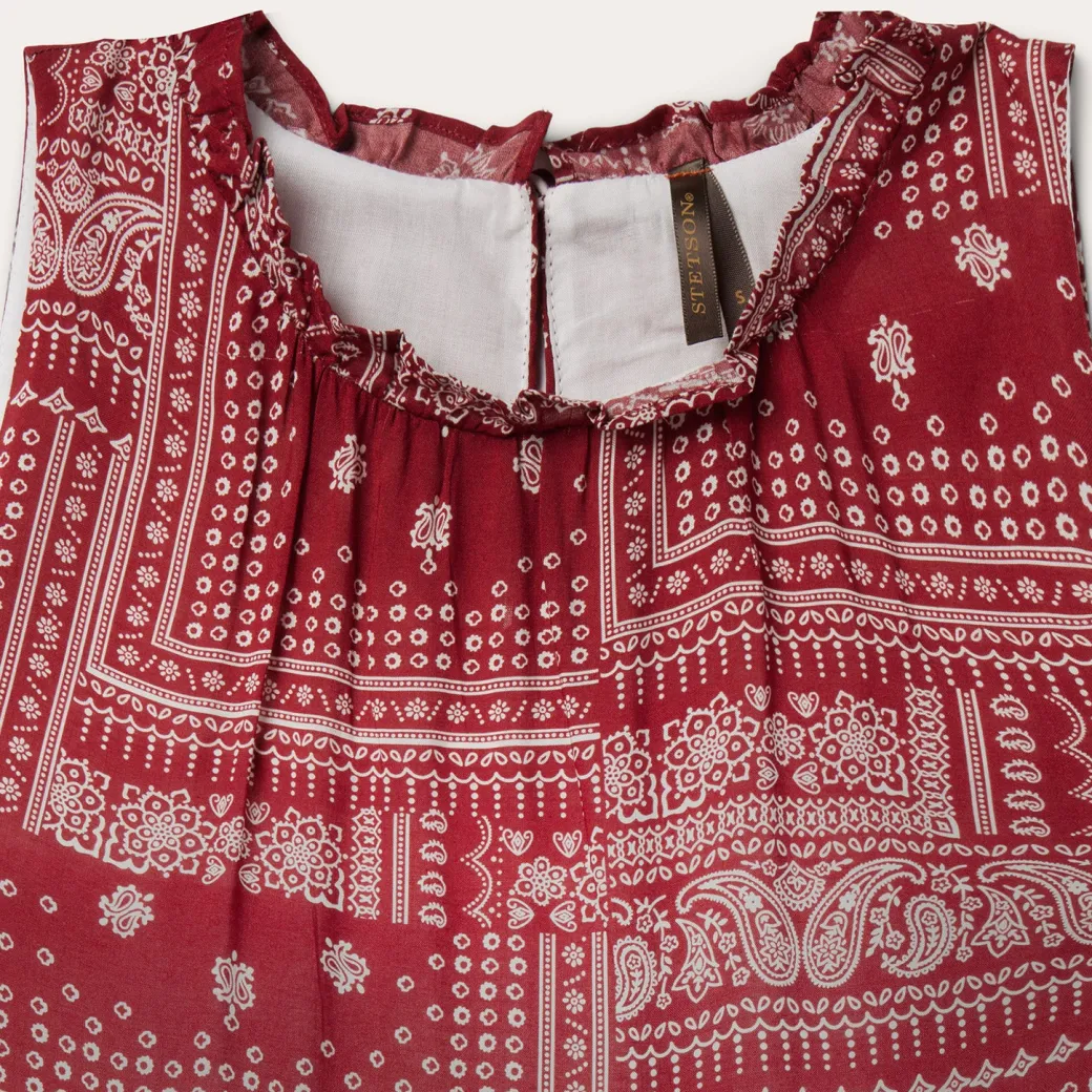 Red Bandana Patchwork Dress